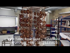 PVD Rose Gold Coatings for Kitchenware and Tableware
