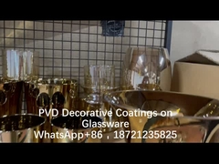 PVD coating machine on glassware/ceramicware/crystal/porcelains