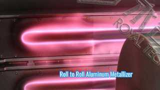 CPP plastic film Roll to Roll aluminum metallization